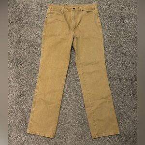 Wrangler Men's Cowboy Cut Silver Edition Khaki Jeans 32x32